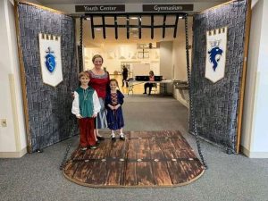 Medievel Costumes at Homeschool Event